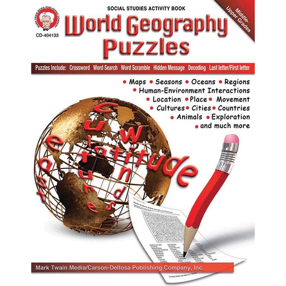 CD-404133 - World Geography Puzzles in Geography