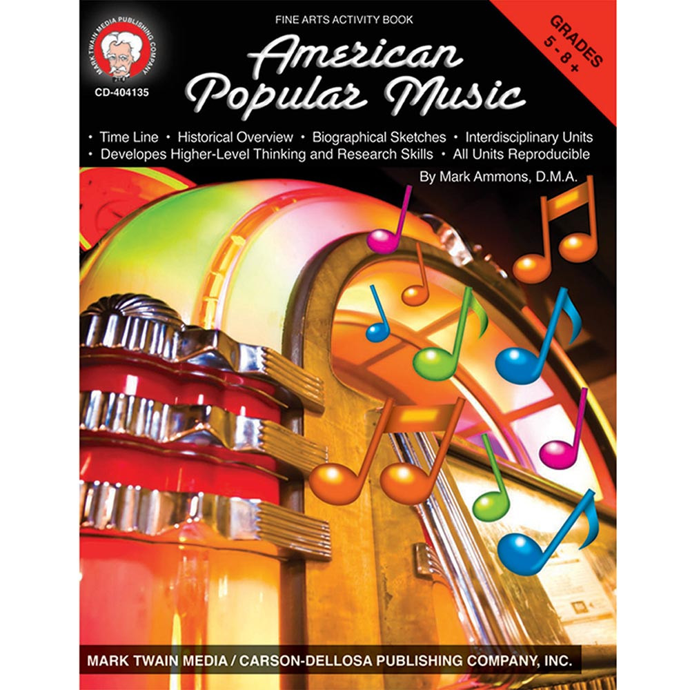 CD-404135 - American Popular Music in Activity/resource Books