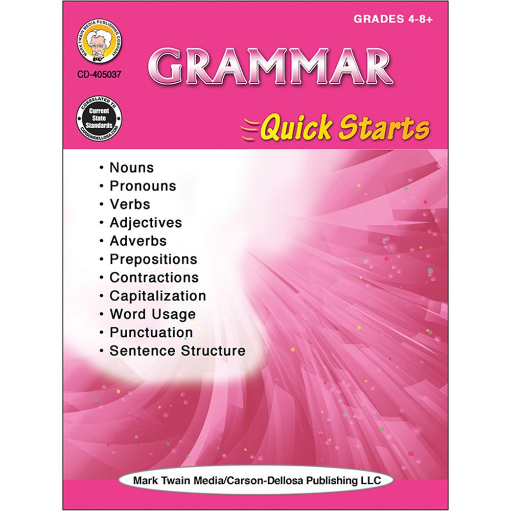 CD-405037 - Grammar Quick Starts Workbook in Reference Books