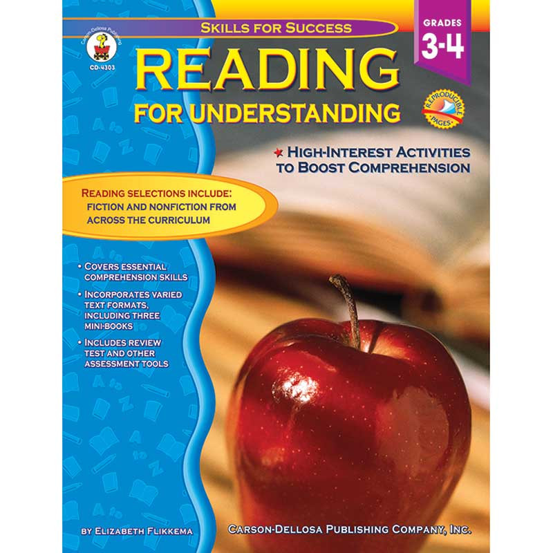 CD-4303 - Reading For Understanding Gr 3-4 in Reading Skills