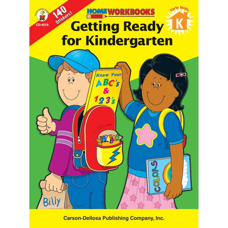 CD-4519 - Home Workbook Getting Ready For Kindergarten in Skill Builders