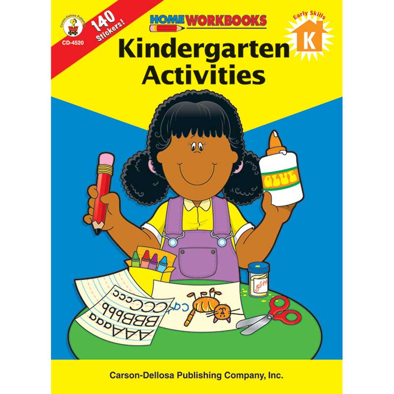 CD-4520 - Kindergarten Activities Home Workbook in Skill Builders