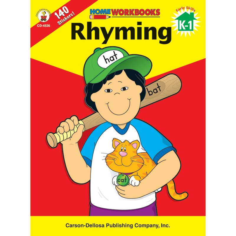 CD-4526 - Rhyming Home Workbook in Word Skills