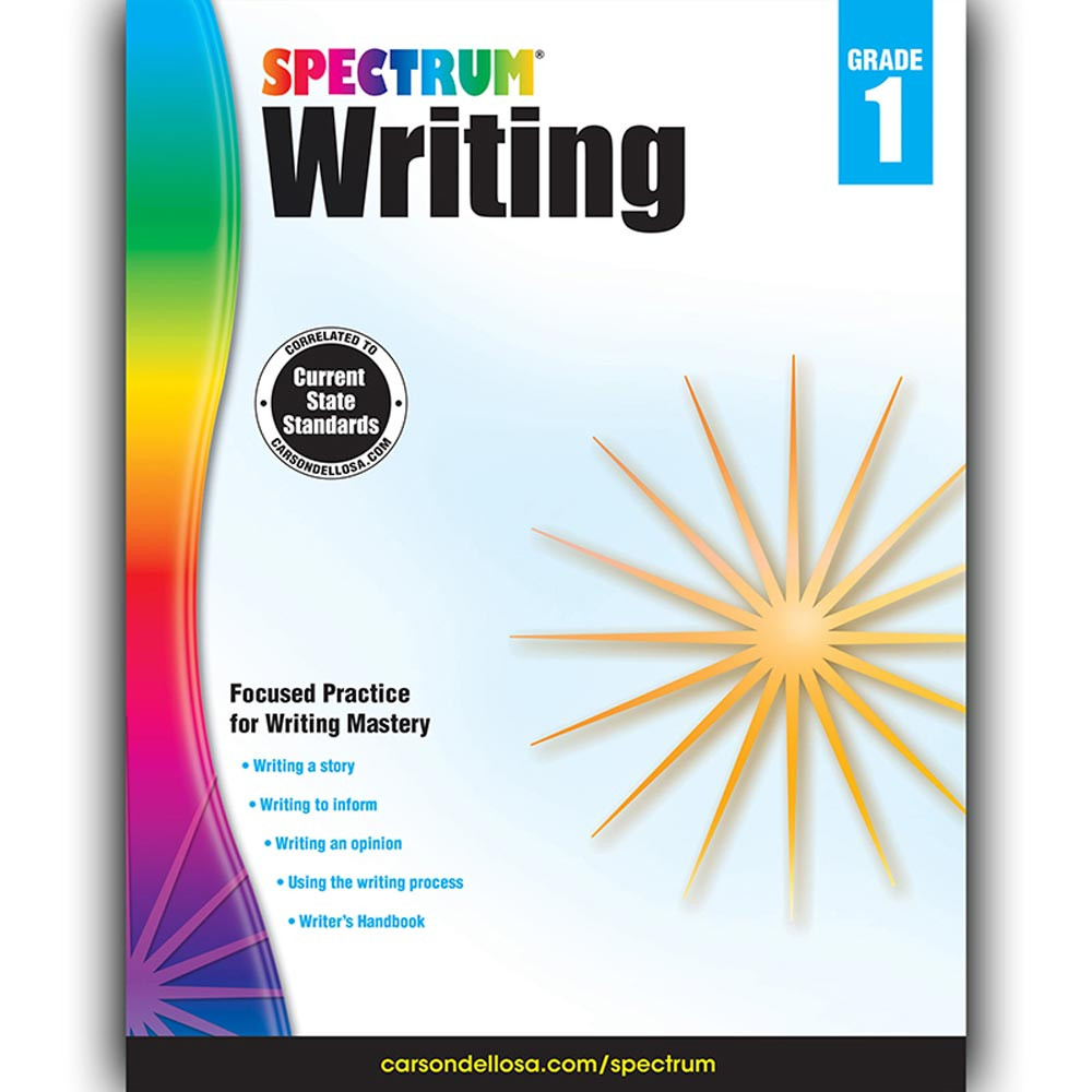 CD-704624 - Spectrum Writing Gr 1 in Writing Skills
