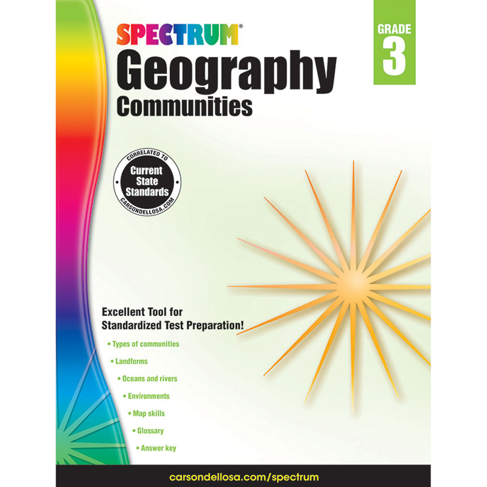 CD-704658 - Spectrum Geography Communities Gr 3 in Geography