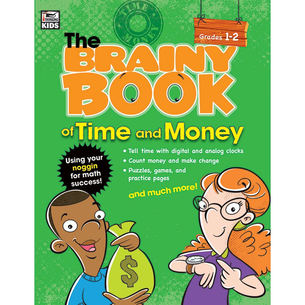 CD-704667 - Brainy Book Of Time And Money Gr 1-2 in Books