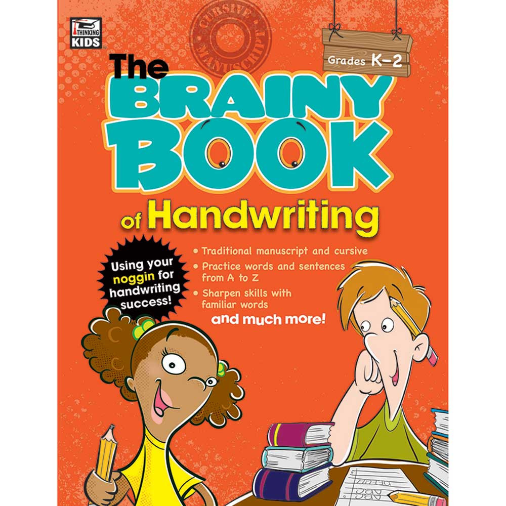 CD-704668 - Brainy Book Of Handwriting Gr K-2 in Books