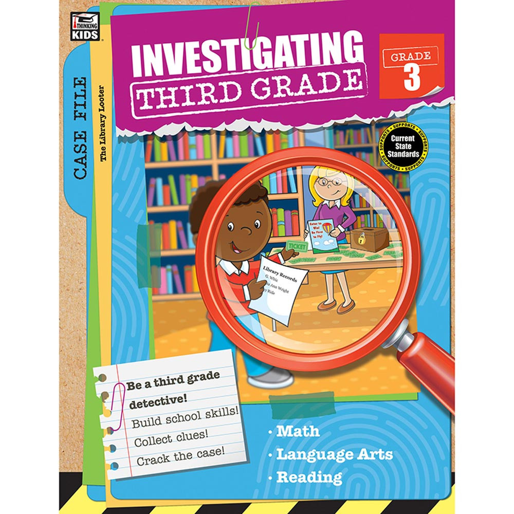 CD-704719 - Investigating Third Grade Workbook in Cross-curriculum Resources