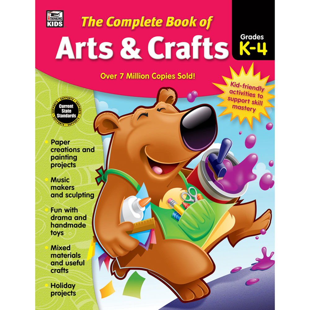 CD-704935 - Complete Book Of Arts & Crafts in Art Activity Books