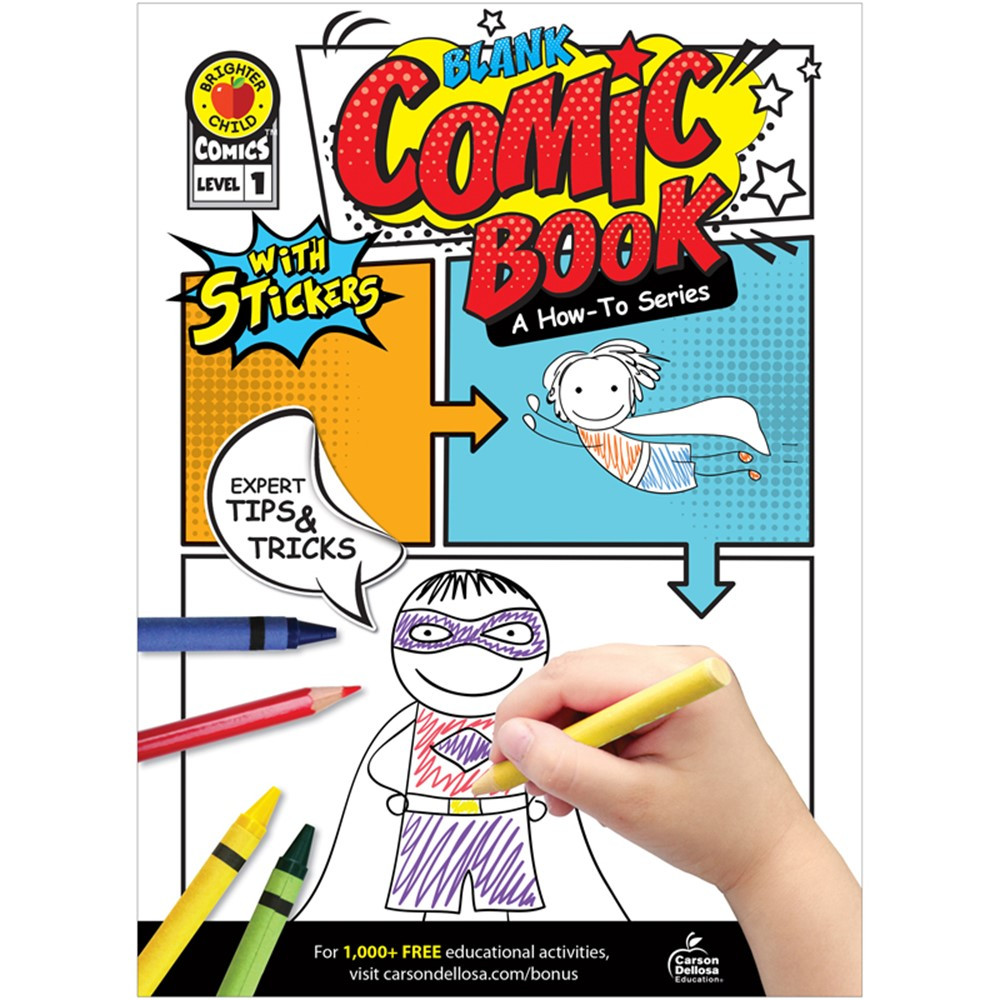 CD-705324 - Blank Comic Book Level 1 A How-To Series in Activities