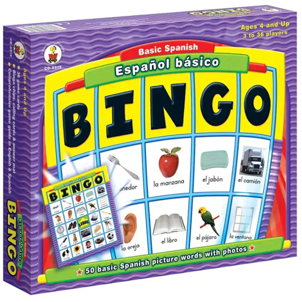 CD-8919 - Espanol Basico Basic Spanish in Bingo