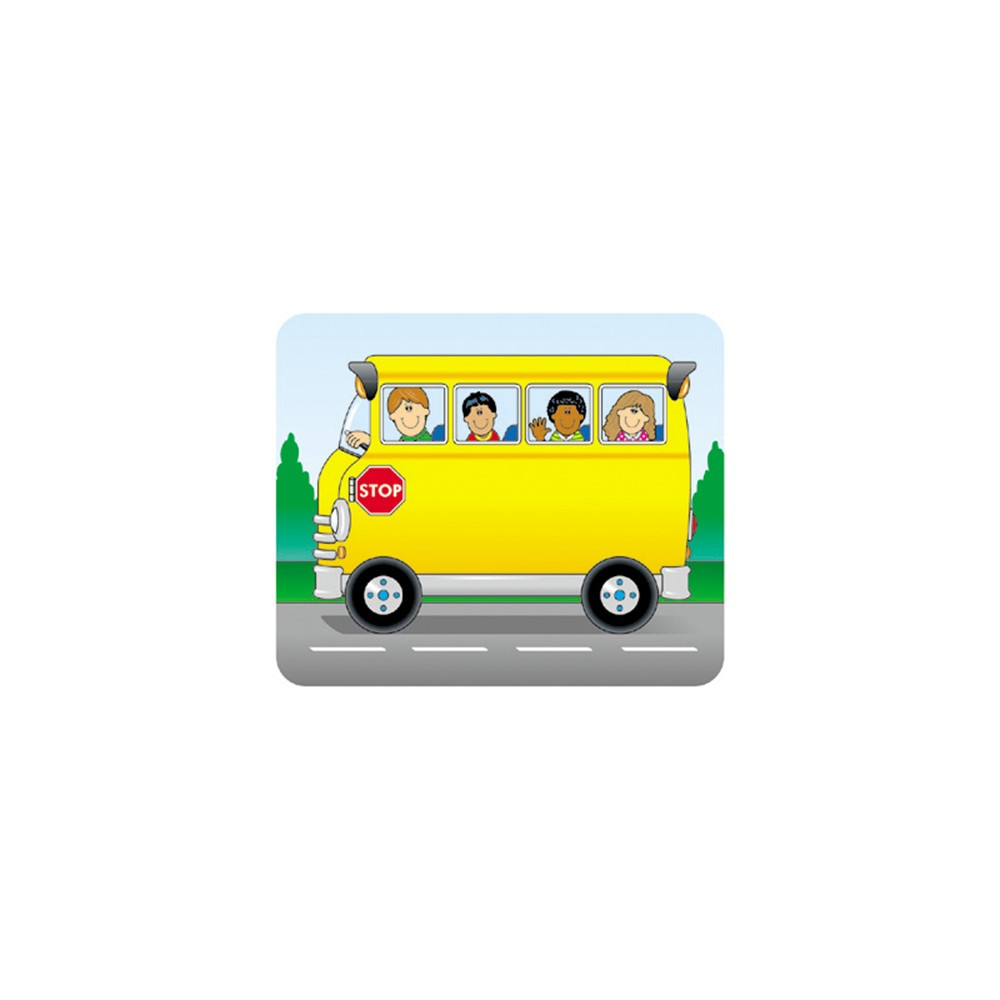 CD-9416 - Name Tags School Bus 40/Pk Self-Adhesive in Name Tags