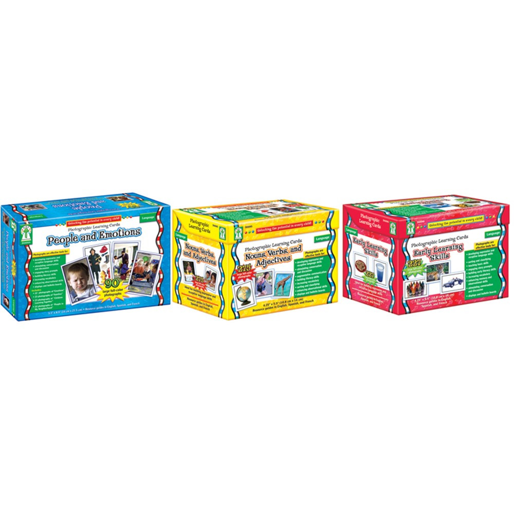 CD-D44047 - Photographic Learning Card Set Classroom Set in Classroom Activities