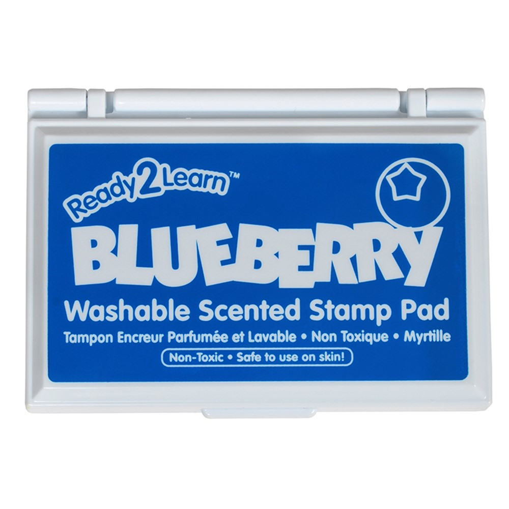 Washable Stamp Pad, Blueberry Scented, Blue - CE-10080 | Learning Advantage | Stamps & Stamp Pads