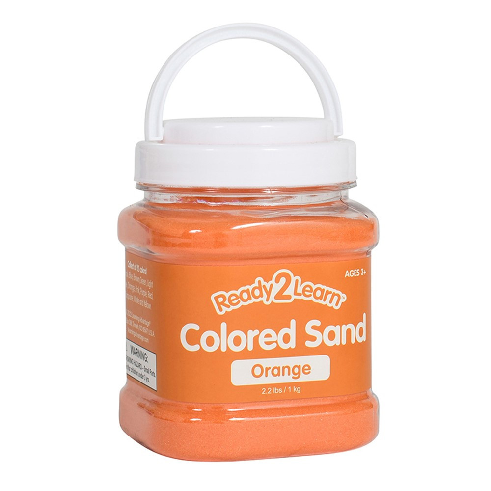 Colored Sand - Orange - 2.2 Pounds - CE-10105 | Learning Advantage | Sand
