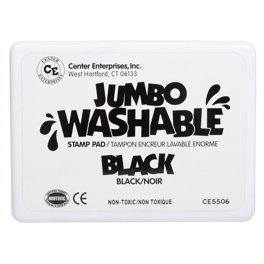 CE-5506 - Jumbo Stamp Pad Black Washable in Stamps & Stamp Pads