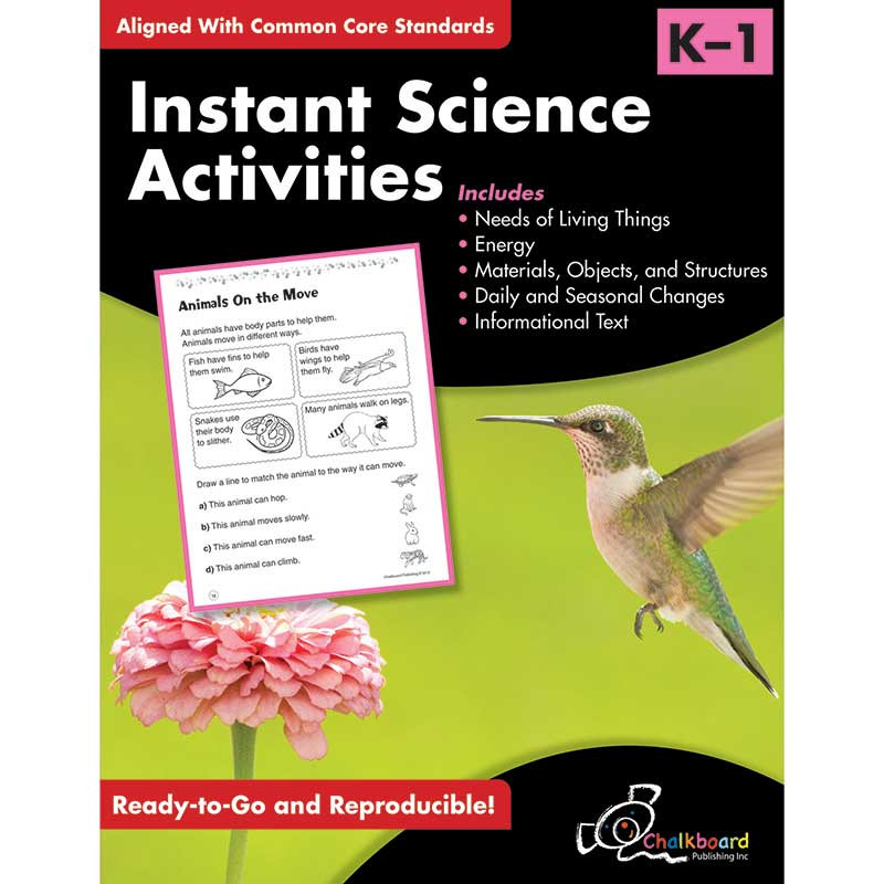 CHK13006 - Science Activities Gr K-1 in Activity Books & Kits