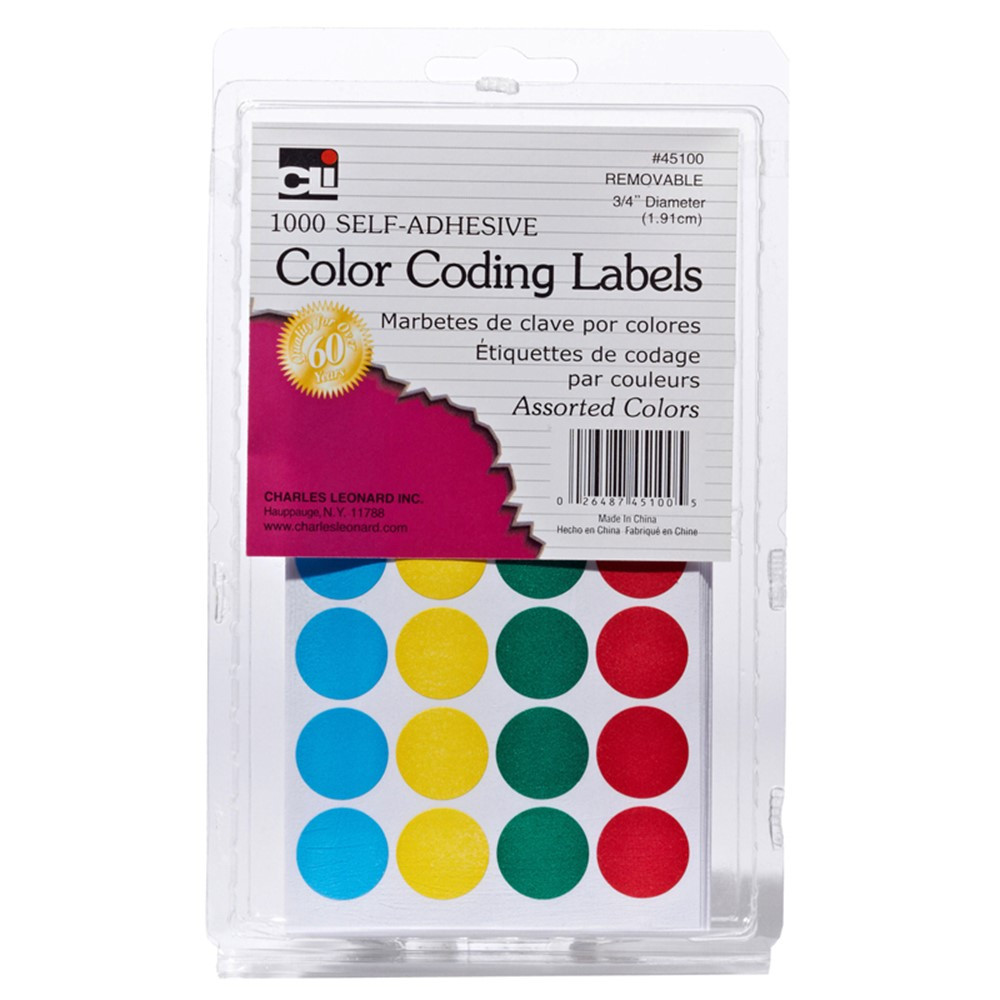CHL45100 - Color Coding Labels Assorted in Organization