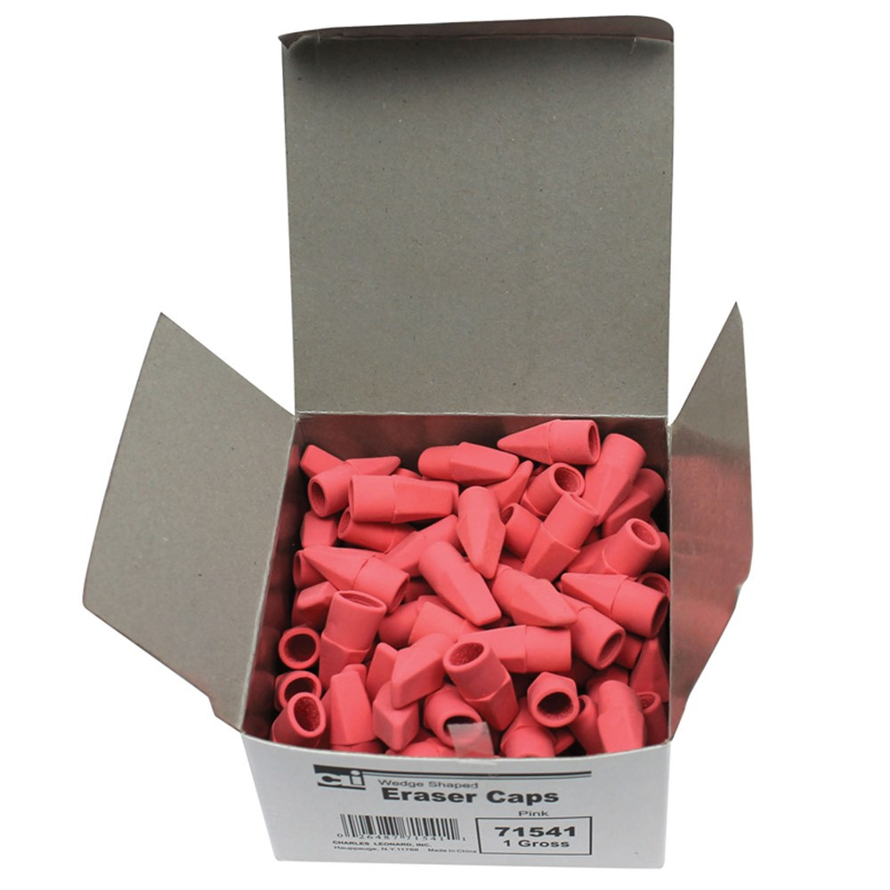CHL71541 - Economy Eraser Caps Pink 144/Bx in Erasers