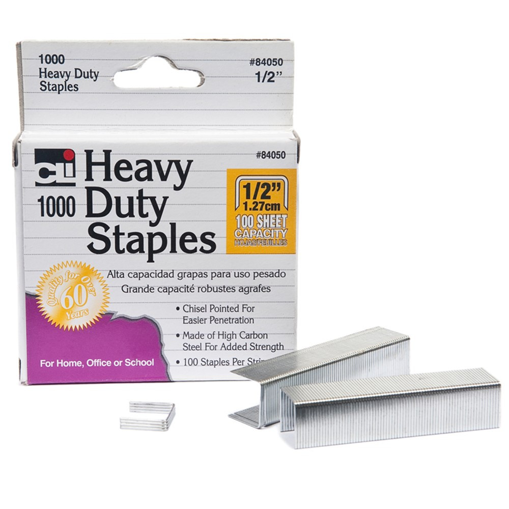 CHL84050 - Extra Heavy Duty Staples 1/2 in Staplers & Accessories