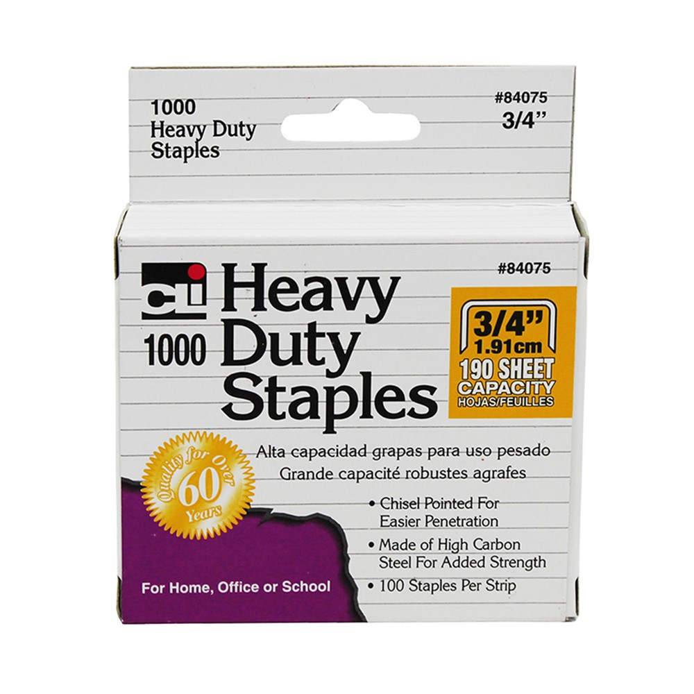 CHL84075 - Extra Heavy Duty Staples 3/4 in Staplers & Accessories