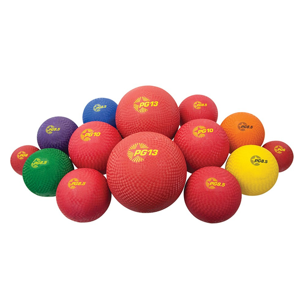 CHSUPGSET1 - 14 Asst Sizes Playground Ball Set in Balls