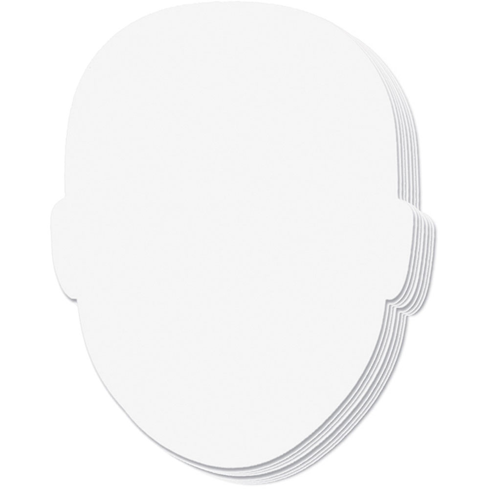 CK-987410 - Whiteboard Face Shapes 10/Set in Dry Erase Boards