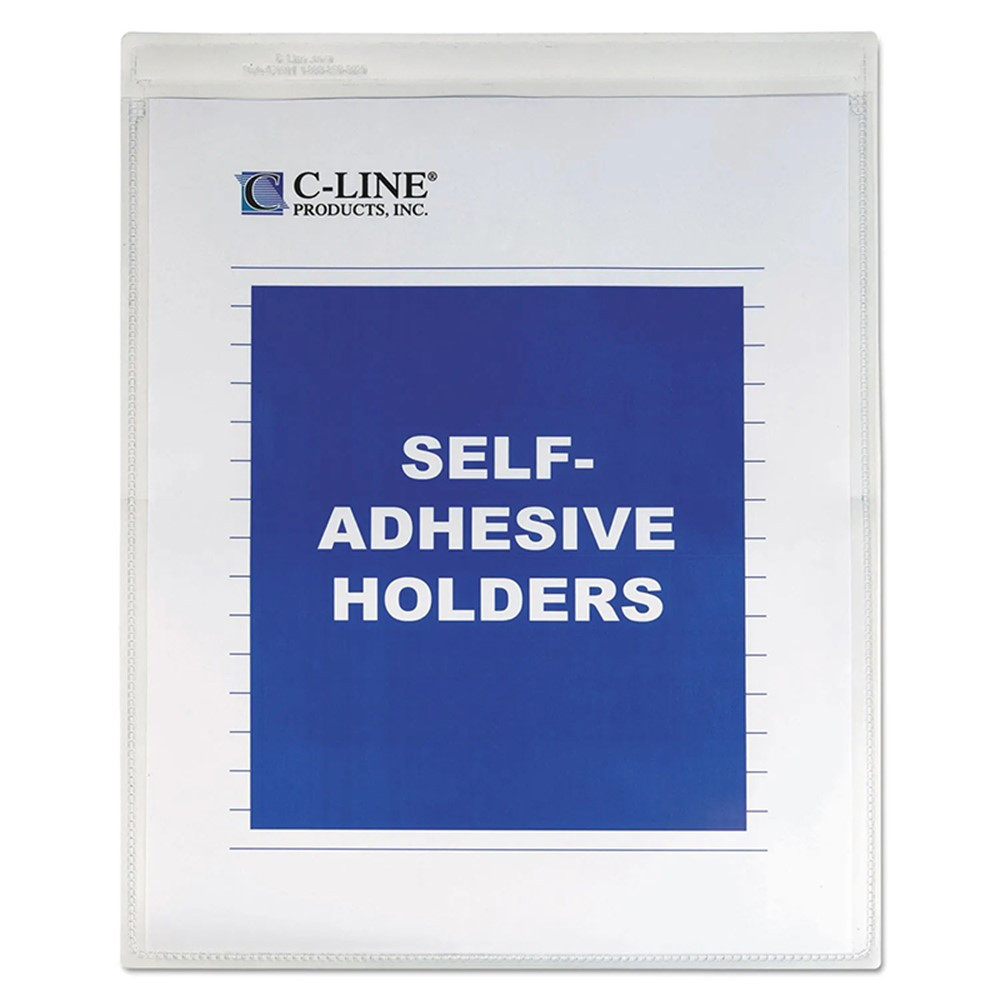 Self-Adhesive Shop Ticket Holders, 9 x 12, Box of 50 - CLI70912 | C-Line Products Inc | Organizer Pockets