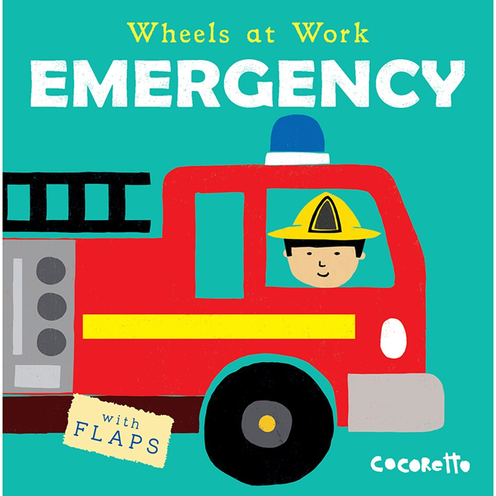 CPY9781786280800 - Wheels At Work Board Book Emergency in Big Books