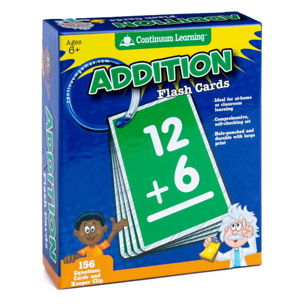 Addition Flash Cards - CTM0338 | Continuum Games | Flash Cards