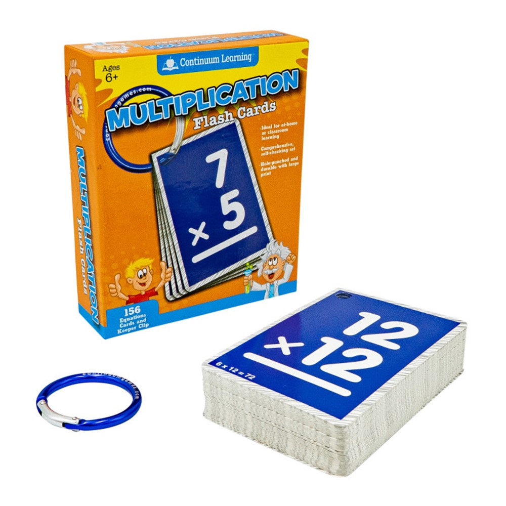 Multiplication Flash Cards - CTM0340 | Continuum Games | Flash Cards