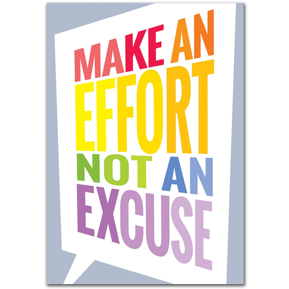 CTP0309 - Make An Effort  Inspire U Poster Paint in Motivational