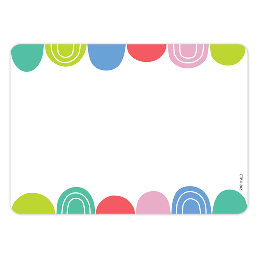 Rainbow Drops Labels, 3-1/2" x 2-1/2", Pack of 36 - CTP10619 | Creative Teaching Press | Name Tags