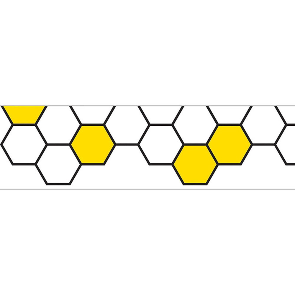 Busy Bees Honeycomb EZ Border, 48 Feet - CTP10676 | Creative Teaching Press | Border/Trimmer