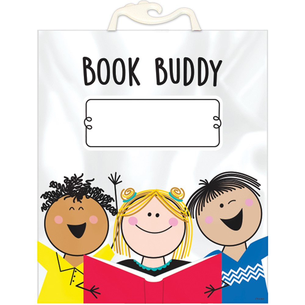 Stick Kid Friends Book Buddy Bags, Pack of 6 - CTP10837 | Creative Teaching Press | Storage