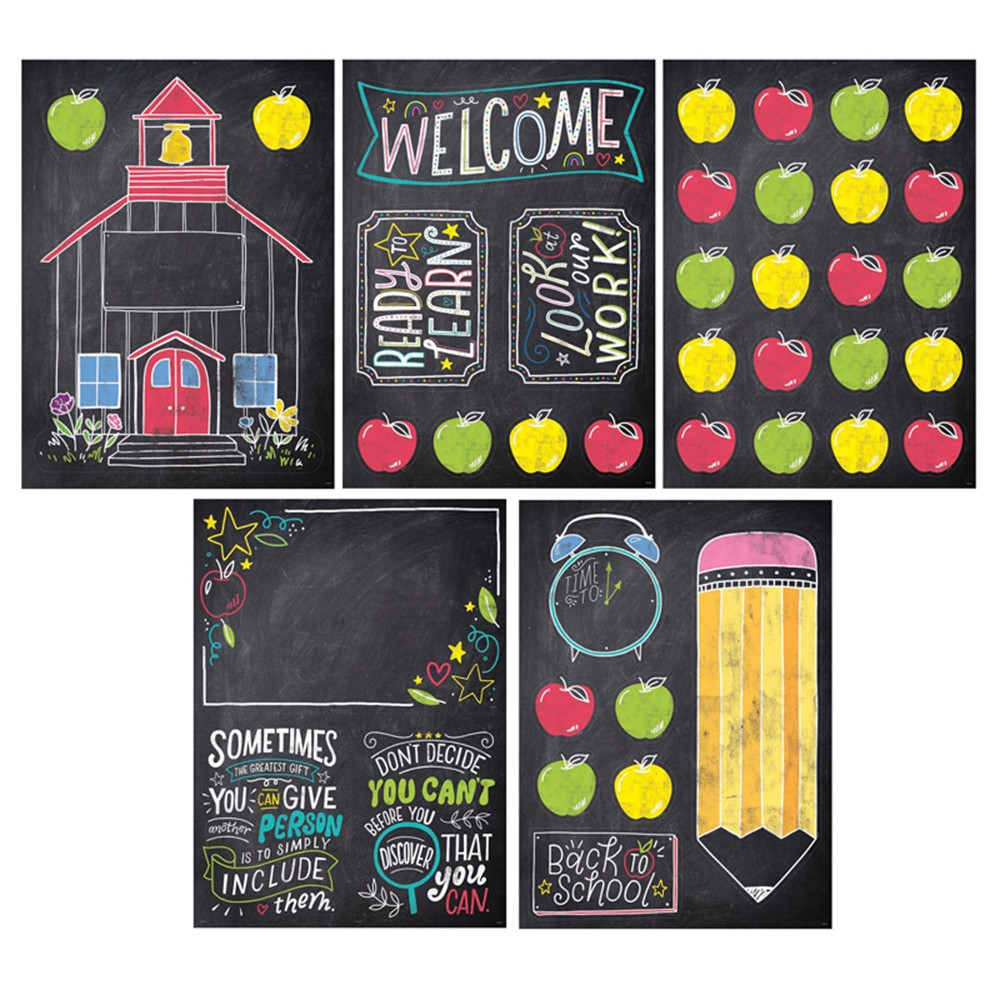 Chalk It Up! School Time Fun Bulletin Board Set - CTP10872 | Creative Teaching Press | Classroom Theme