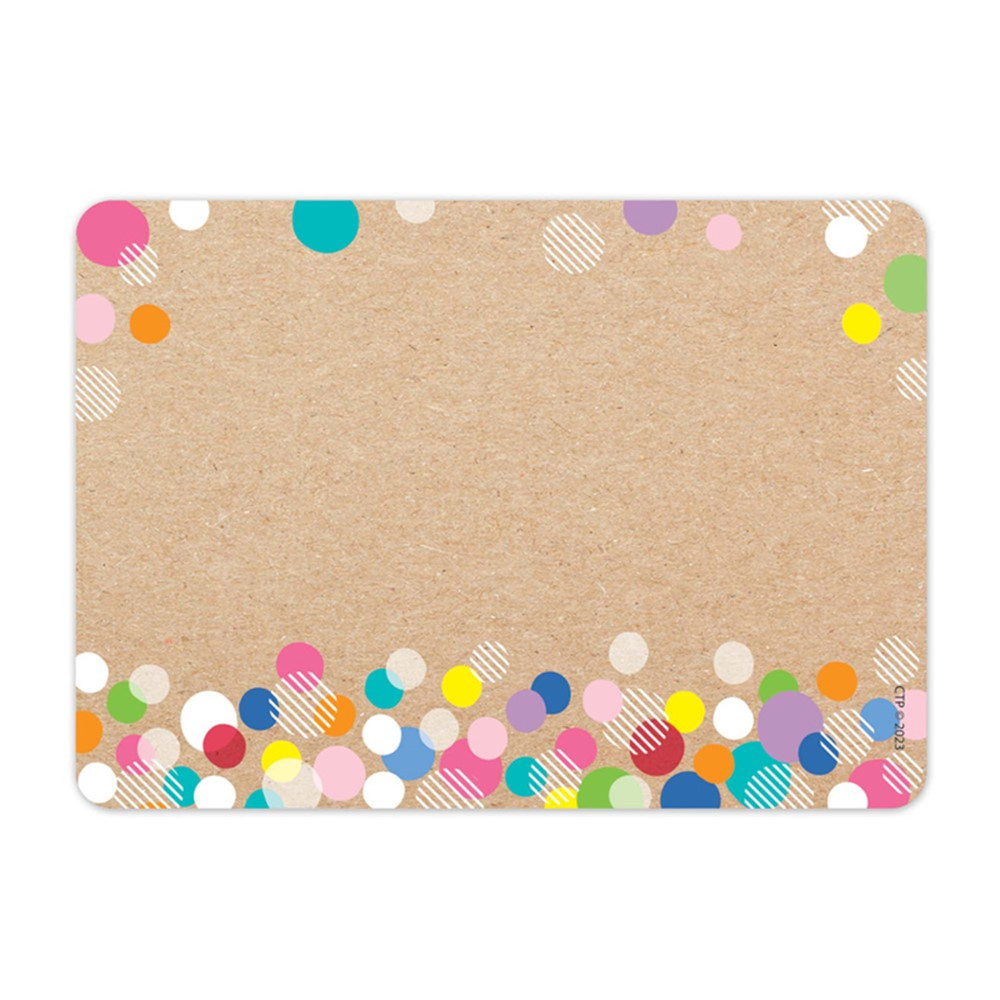 Krafty Pop Colorful Kraft Bubbles Labels, 2-1/2" x 3-1/2", Pack of 36 - CTP10899 | Creative Teaching Press | Name Tags