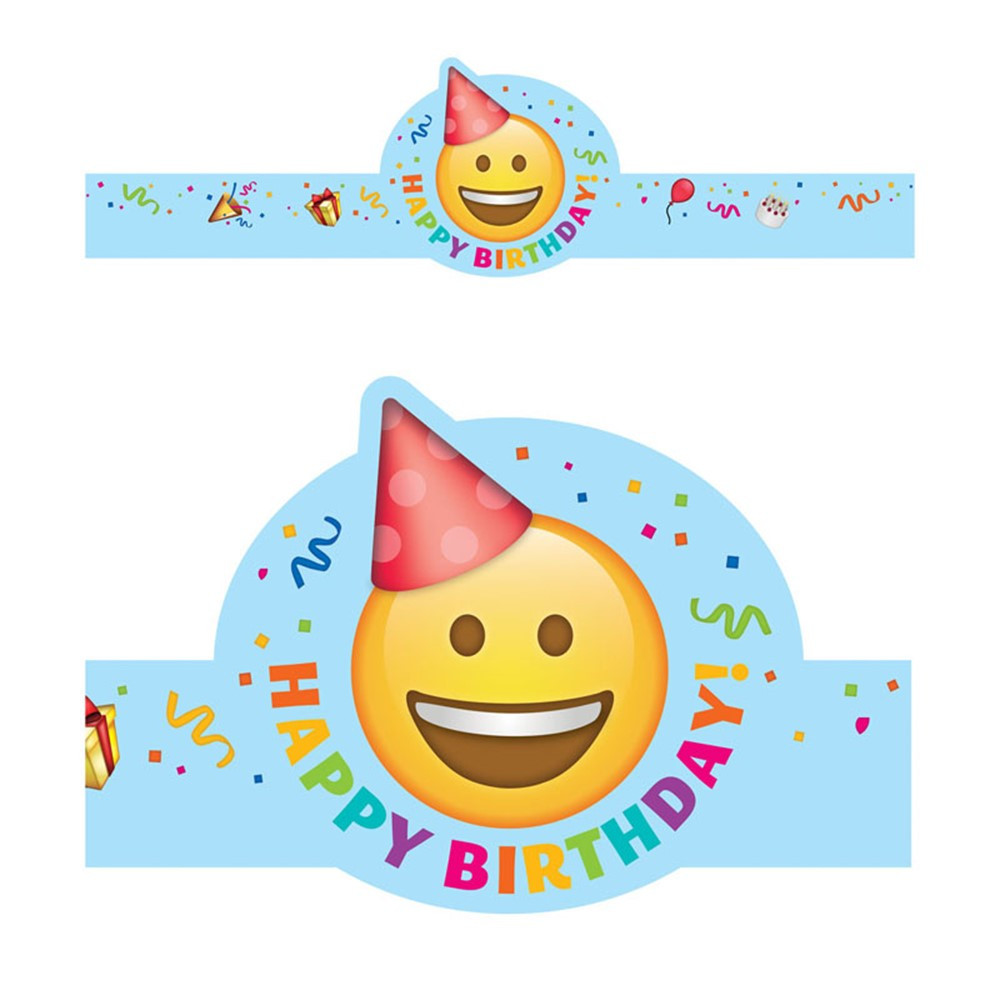 CTP2565 - Emoji Fun Happy Birthday Crowns in General