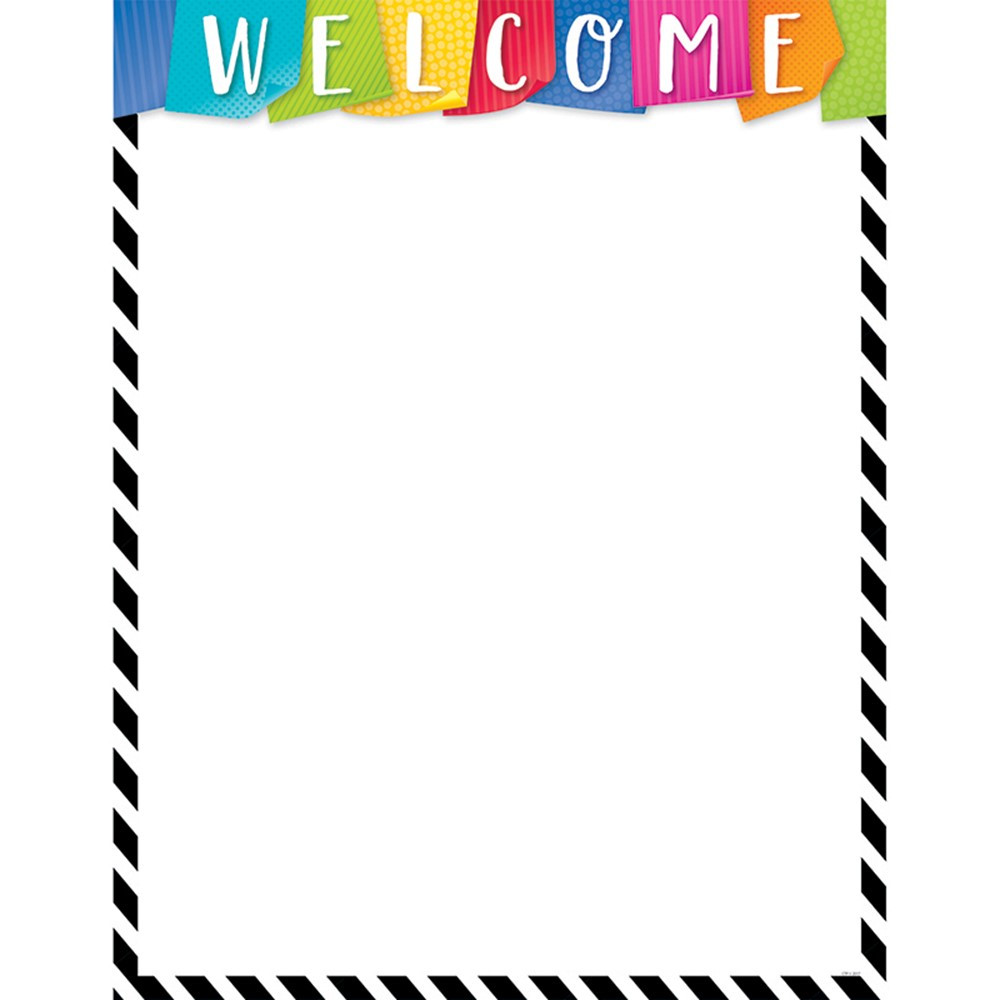 CTP2846 - Bold Bright Welcome Chart in General