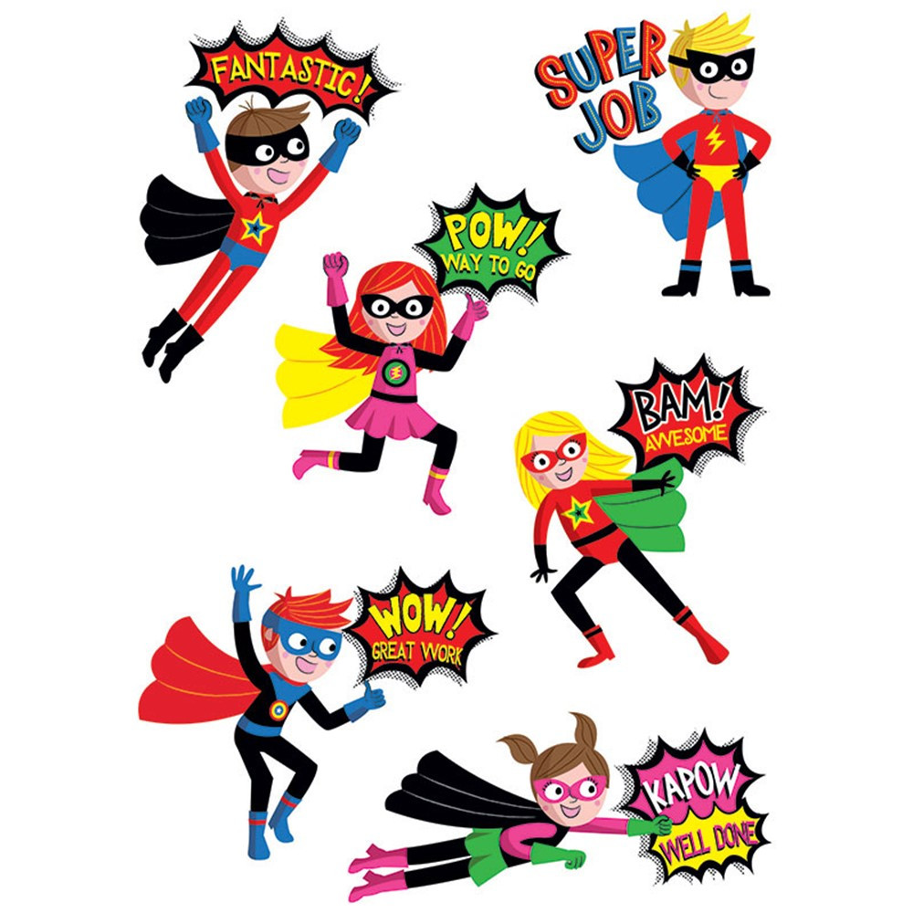 CTP4402 - Superhero Rewards Stickers in Stickers