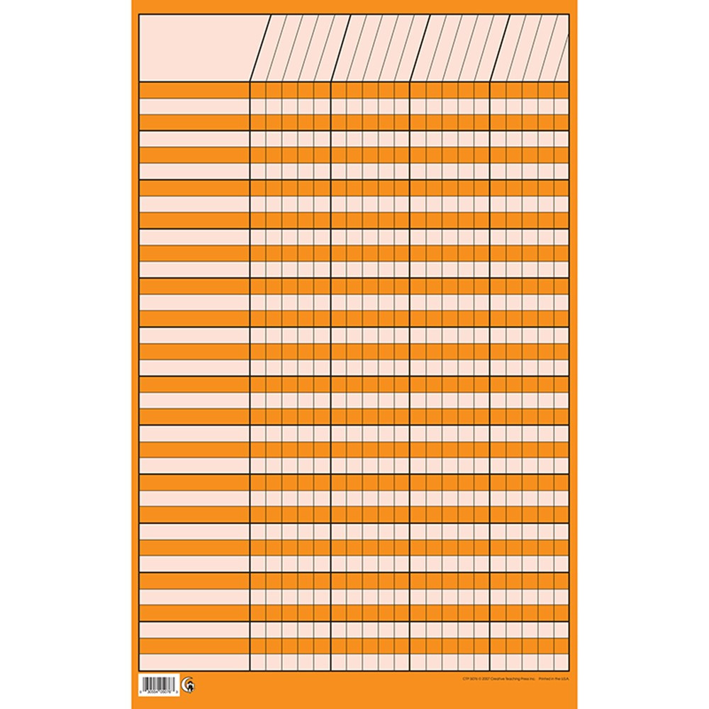 CTP5076 - Chart Incentive Small Orange in Incentive Charts