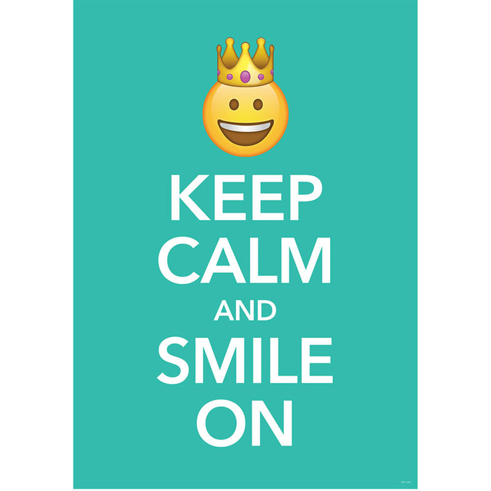 CTP8099 - Keep Calm Inspire U Poster Emoji Fun in Inspirational