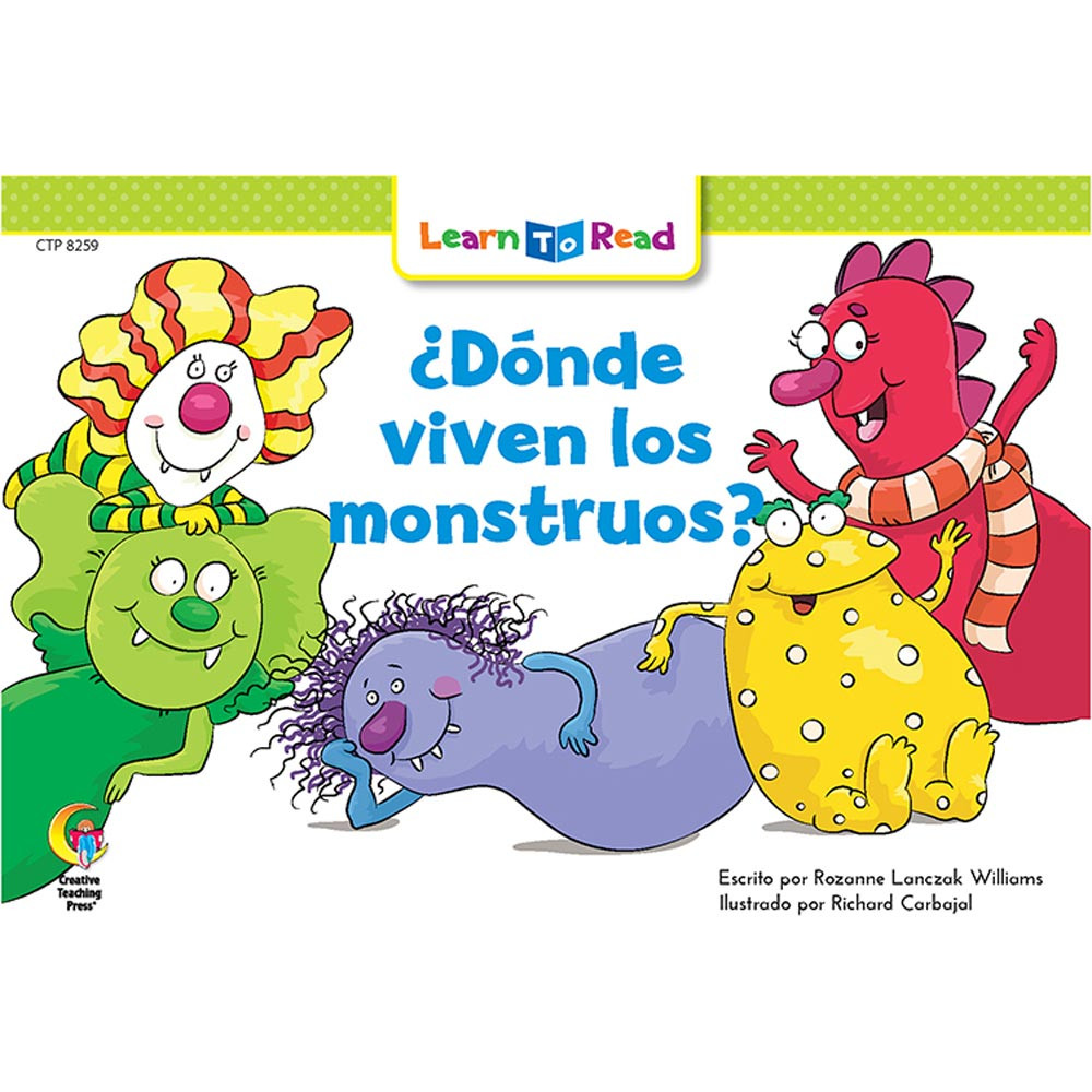 CTP8259 - Donde Viven Los Monstruos - Where Do Monsters Live in Books