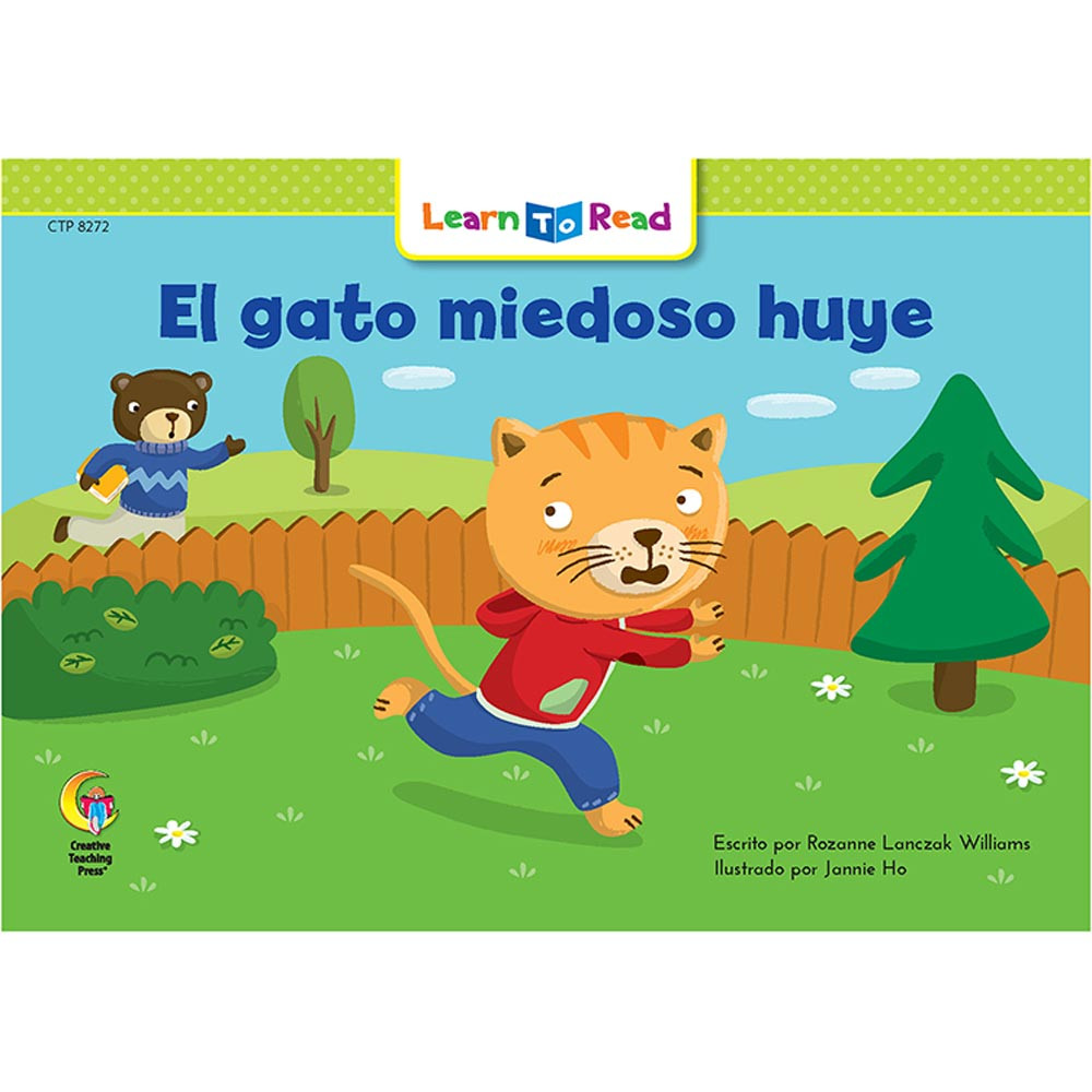 CTP8272 - El Gato Miedoso Huye - Scaredy Cat Runs Away in Books