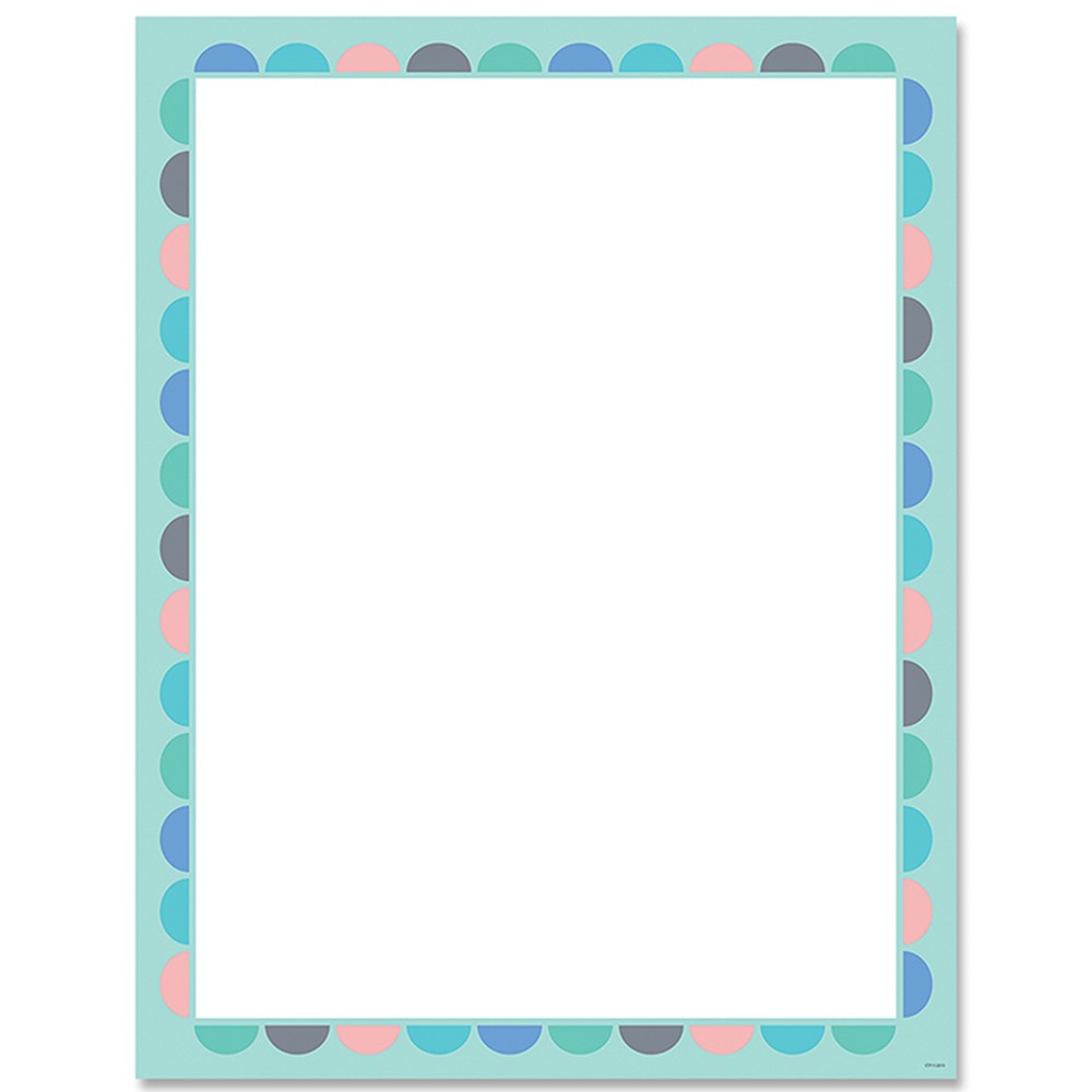 CTP8636 - Calm & Cool Blank Chart in Classroom Theme