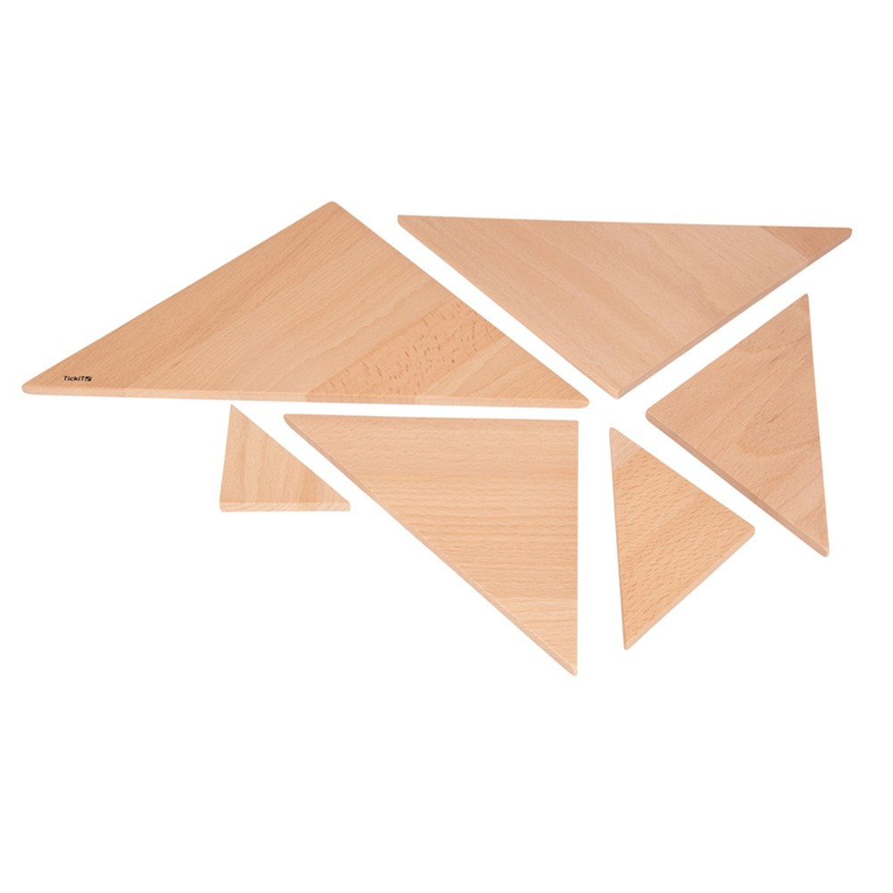 Natural Architect Panels, Triangles - CTU73434 | Learning Advantage | Blocks & Construction Play