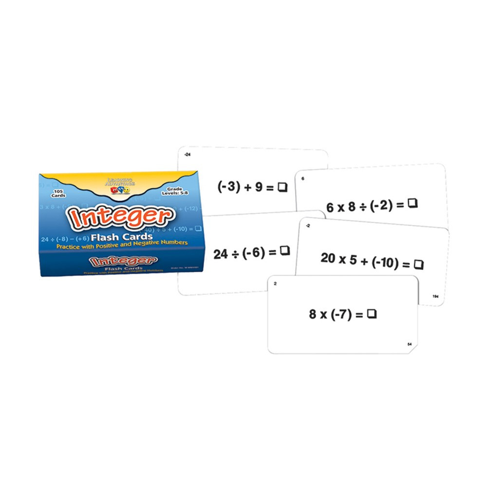 CTU8692 - Integer Flash Cards in Flash Cards