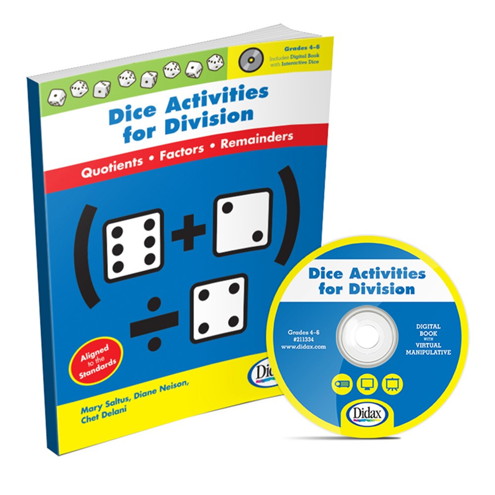 DD-211334 - Dice Activities For Division Gr 4-6 in Math