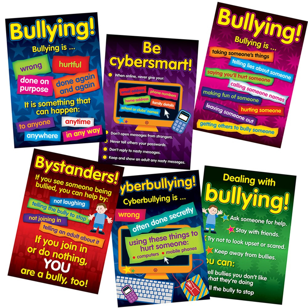 DD-556601 - Bullying In A Cyber World Poster Set Gr 2-5 in Social Studies