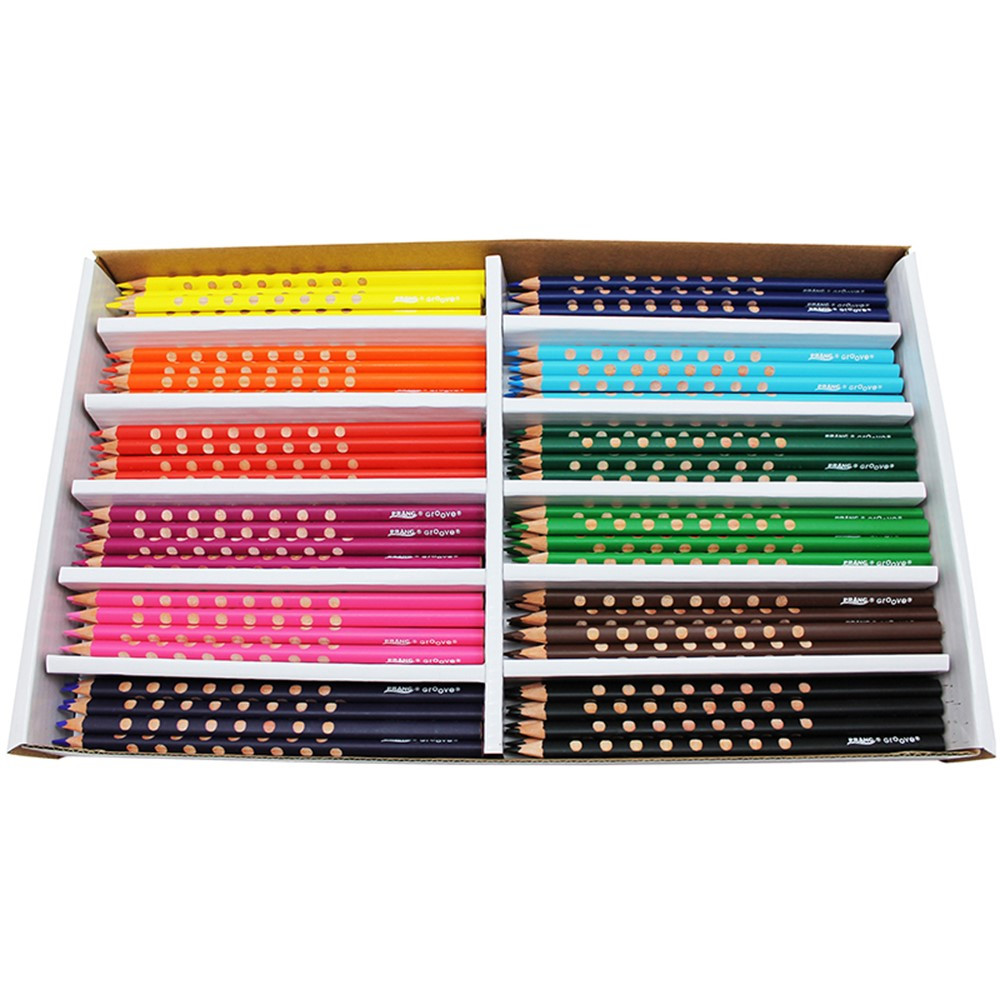 DIX28144 - Prang Groove Colored Pencils 144 Ct in Colored Pencils